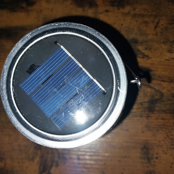 Mosaic Glass Jar Solar Lantern - Picture 2 of 4